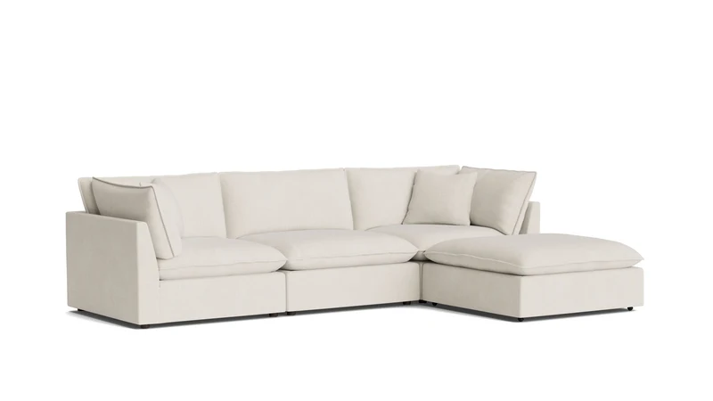 Chill Time 4-Piece Modular Sectional, Birch