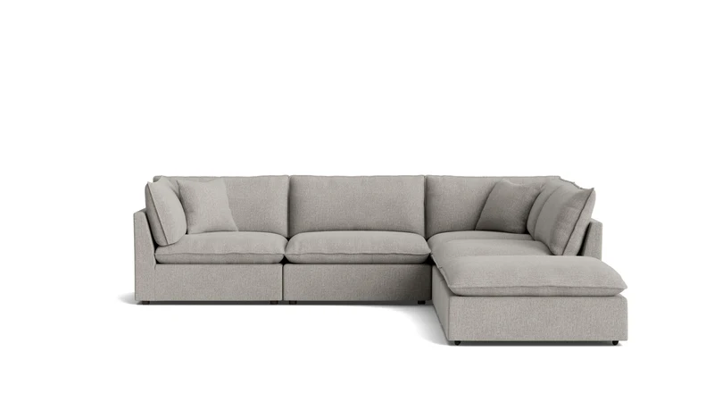 Chill Time 5-Piece Modular Sectional, Heather