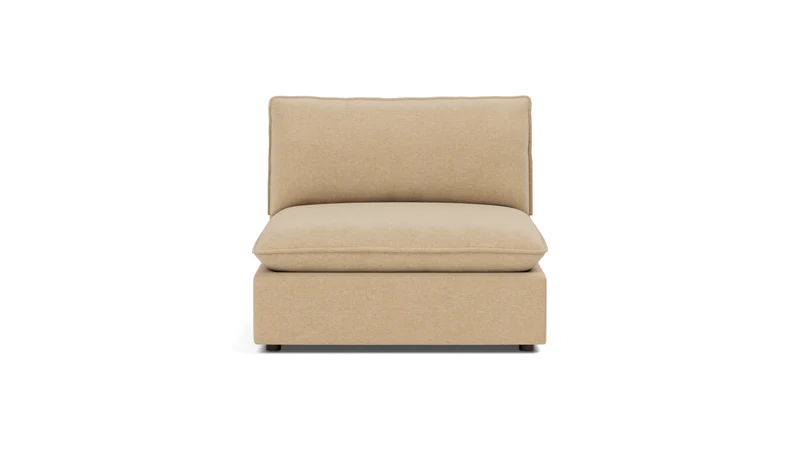 Chill Time Armless Chair, Hazelnut