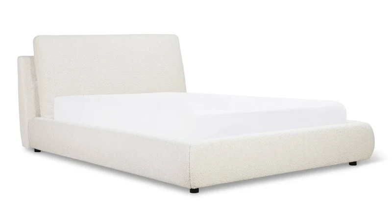 Cloud Bed, Full, Cream Boucle