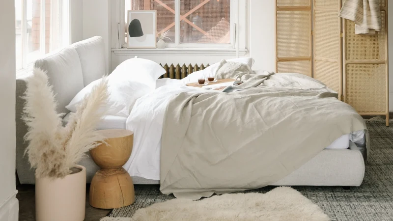 Cloud Bed, King, Stone
