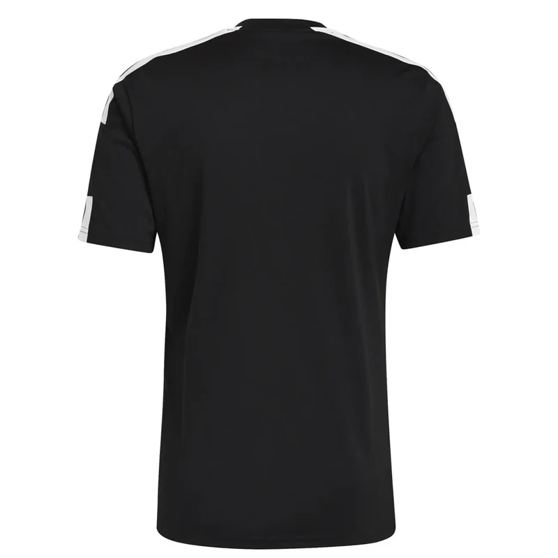 Adidas T Shirt noir avec rayures blanches