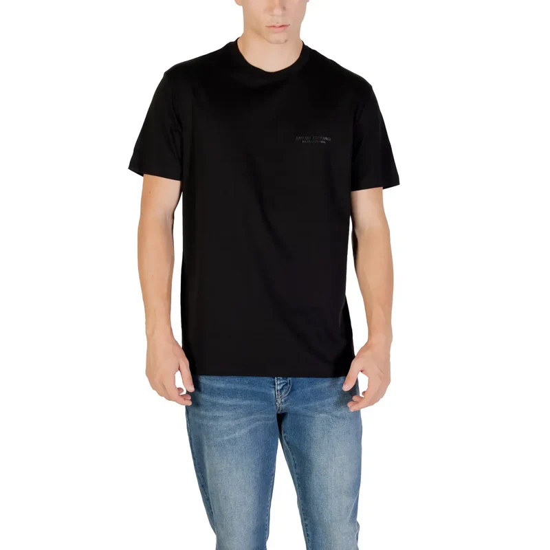 T-shirt col ras du cou sarcelle pour hommes