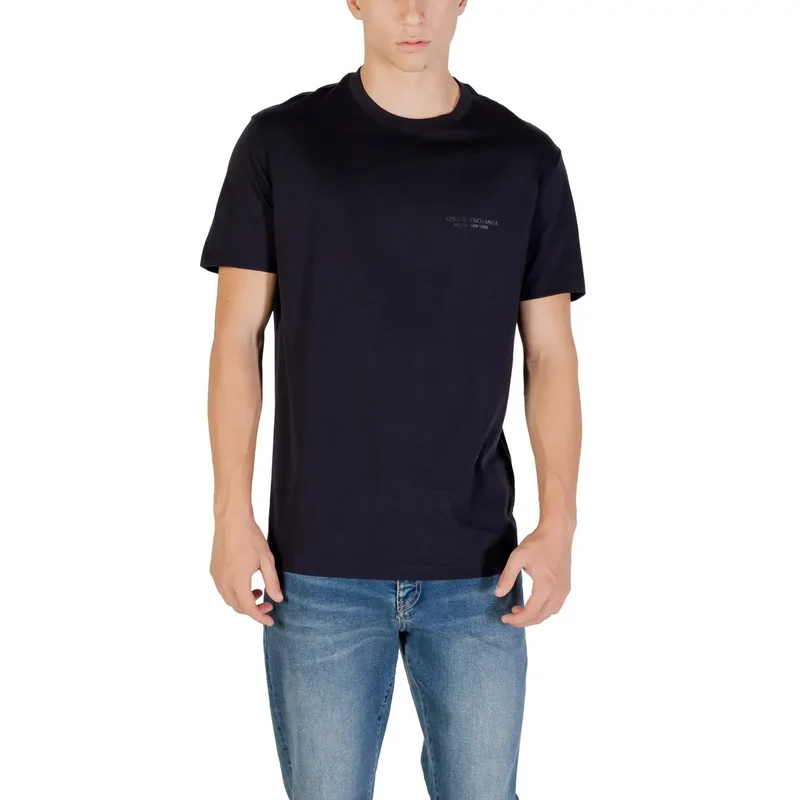 T-shirt col ras du cou sarcelle pour hommes