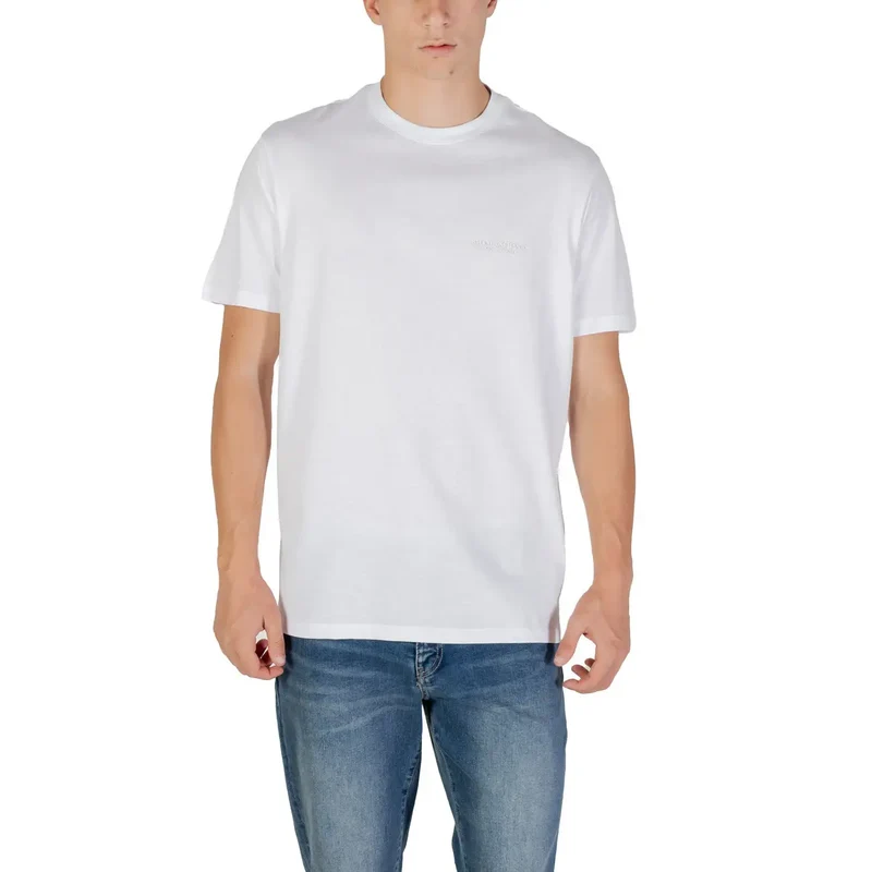 T-shirt col ras du cou sarcelle pour hommes