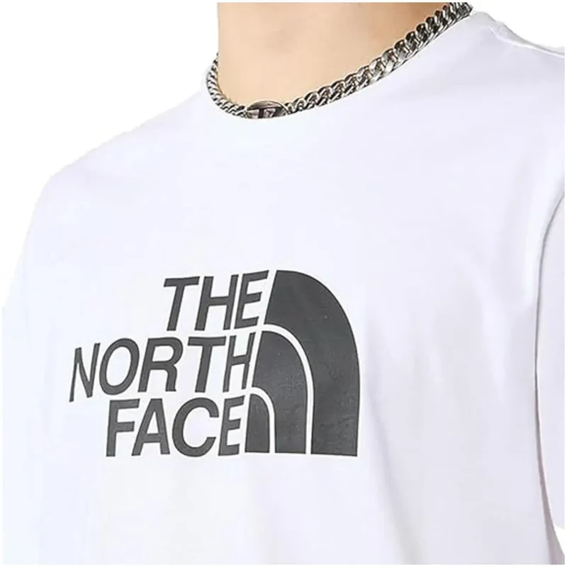 T-shirt blanc à manches courtes avec logo The North Face