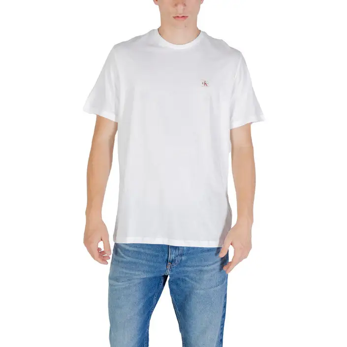 T-Shirt noir à manches courtes et col crêpé