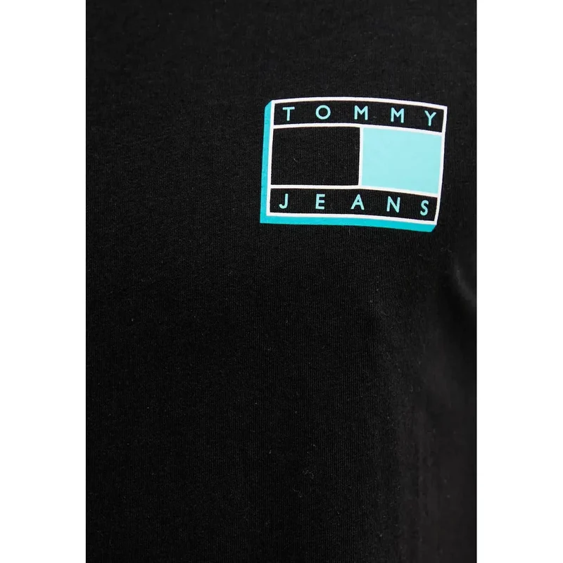 Tommy Hilfiger - T-shirt noir avec logo carré