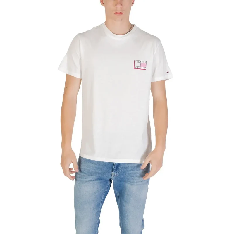 Tommy Hilfiger - T-shirt noir avec logo carré