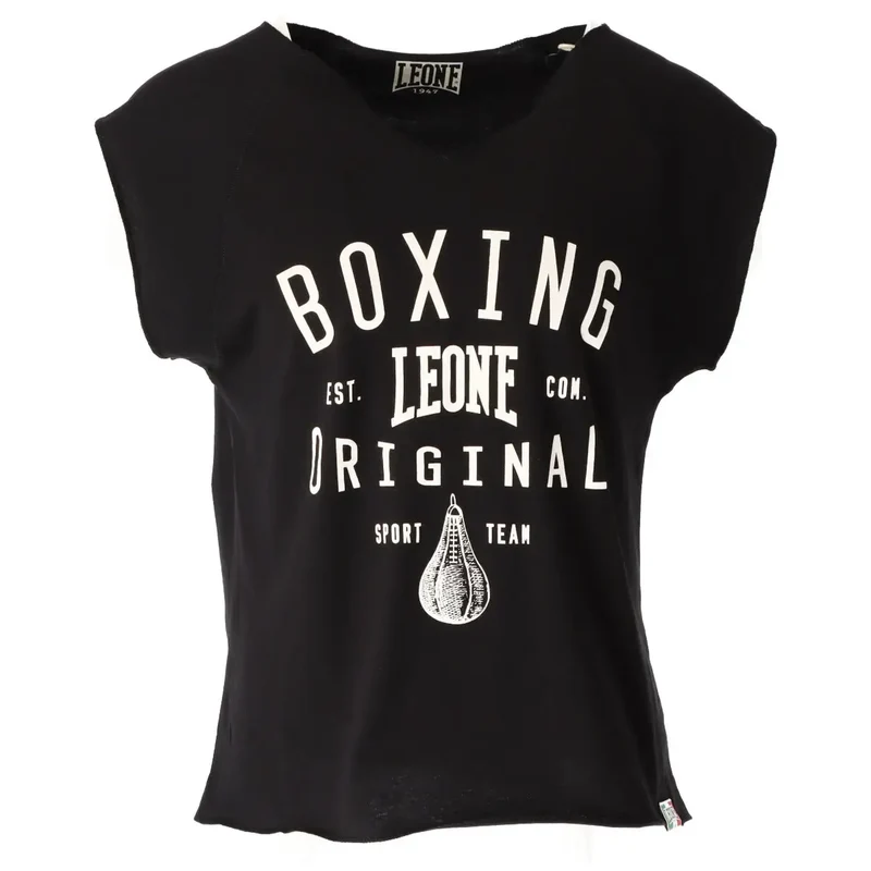 Boxing Graphic T Shirt noir