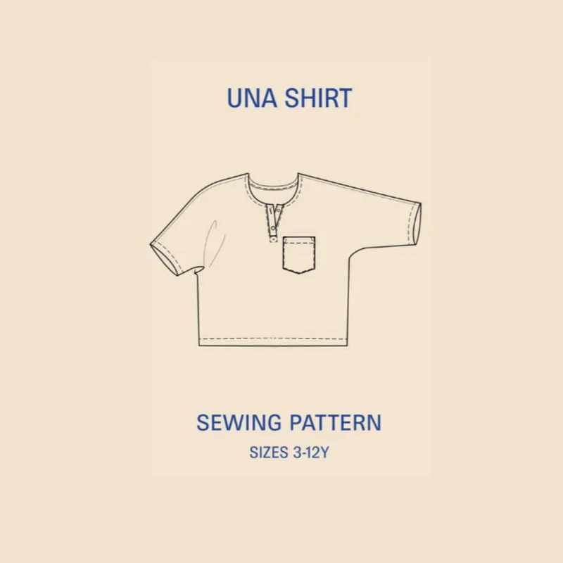 Patron de couture PDF | Chemise Una pour enfant | Wardrobe by Me