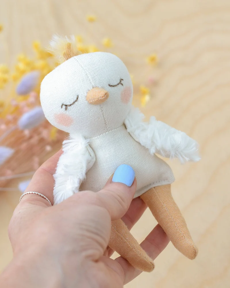 Patron de couture PDF | Mini-poussin + lit œuf de Pâques | Mes Petites Lunes