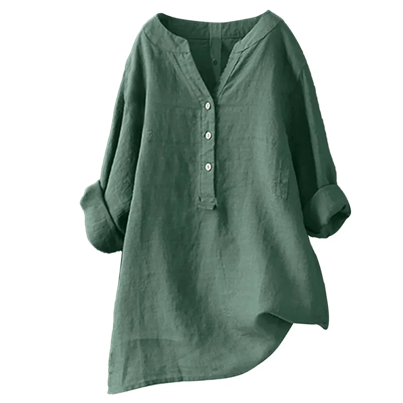 Crimson Blouse Femme – Tissu Léger et Respirant, Col V Rouge Intense & Style Polyvalent
