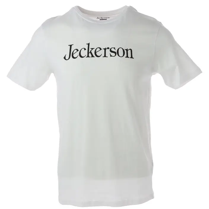 Jeckerson Men's Black Slim Fit T-Shirt