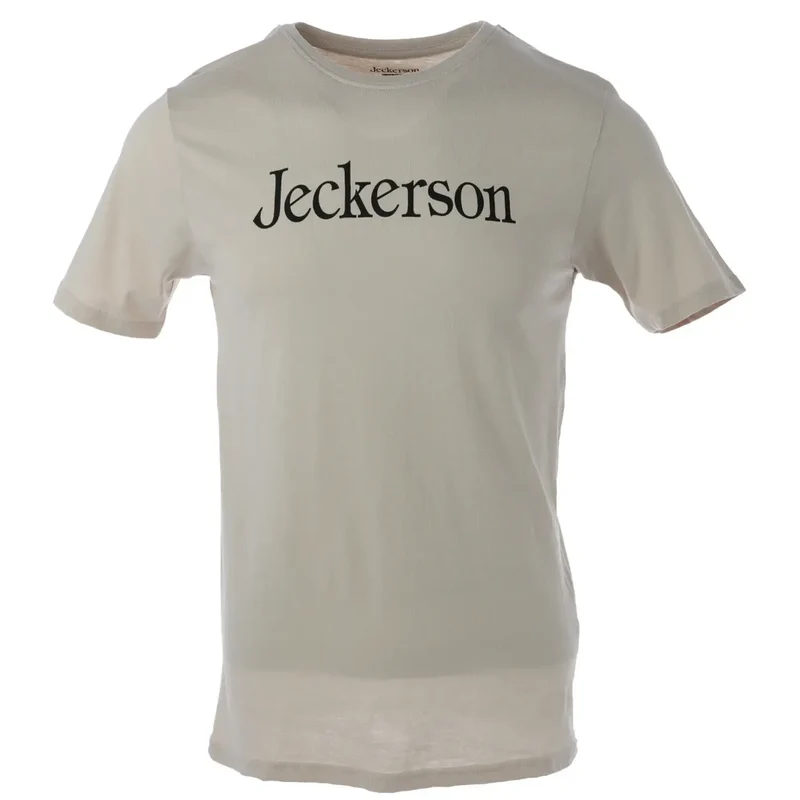 Jeckerson Men's Black Slim Fit T-Shirt