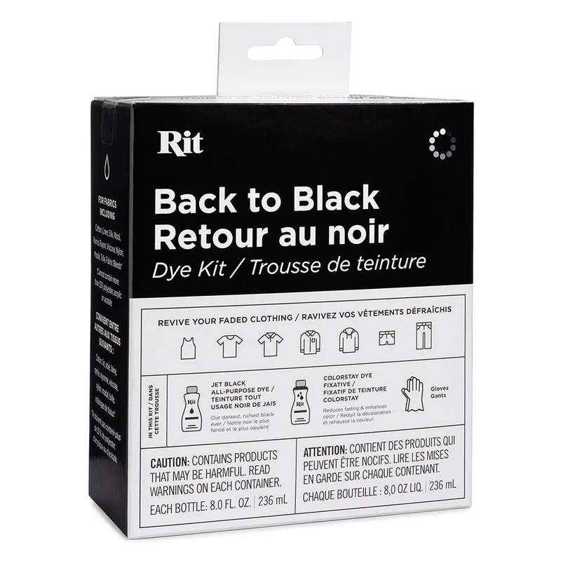 Kit de teinture Rit Back to Black