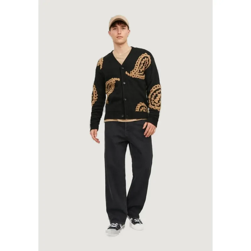 Jack & Jones Hommes Jeans Noir Coton Mélange Printemps Eté