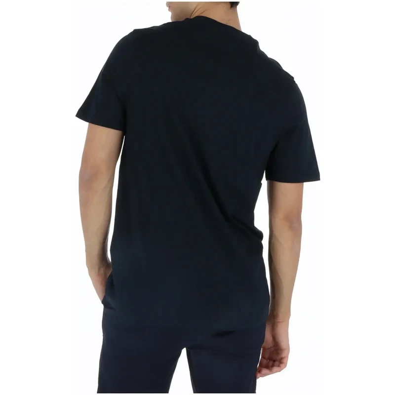 Lyle & Scott Men's Blue Printed Round Neck T-Shirt