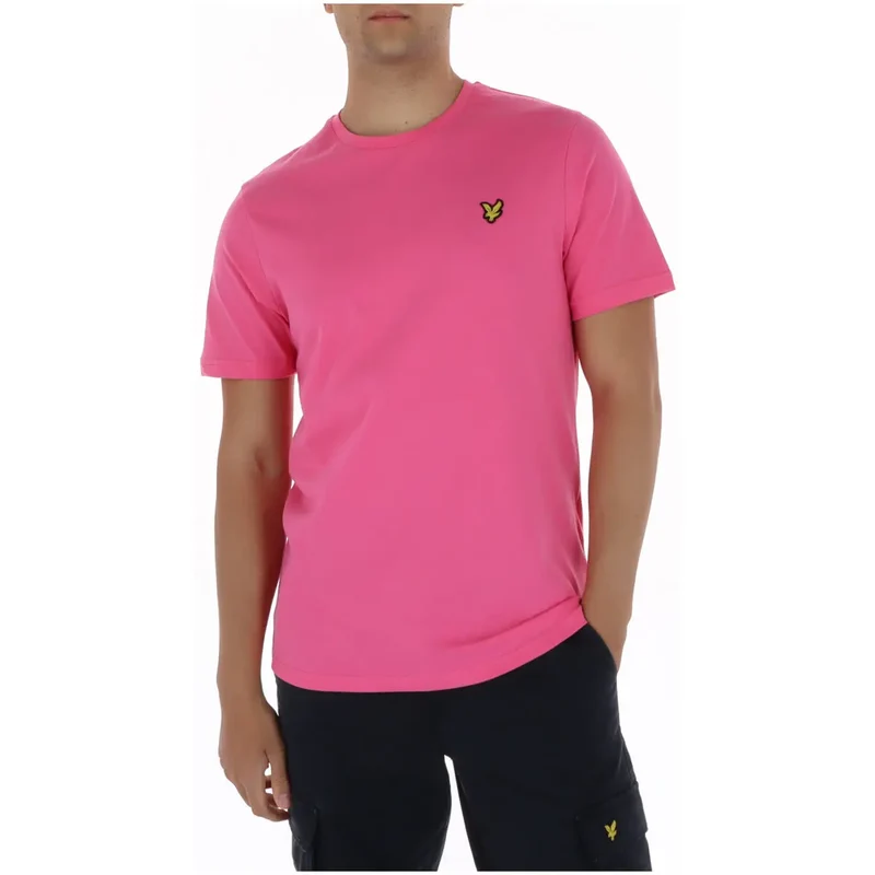 Lyle & Scott Men's Blue Printed Round Neck T-Shirt