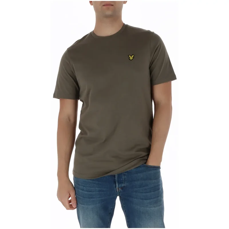 Lyle & Scott Men's Blue Printed Round Neck T-Shirt