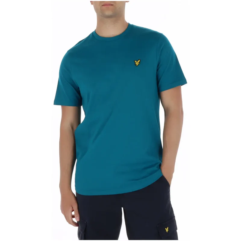 Lyle & Scott Men's Blue Printed Round Neck T-Shirt