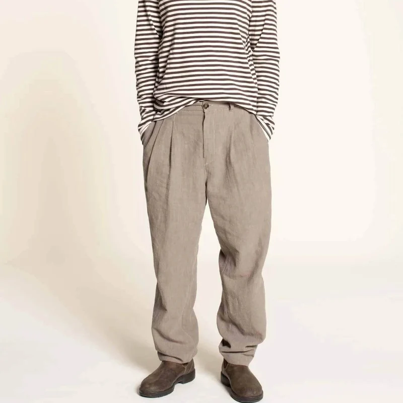 Patron de couture PDF | Pantalon à plis pour homme | Wardrobe by Me