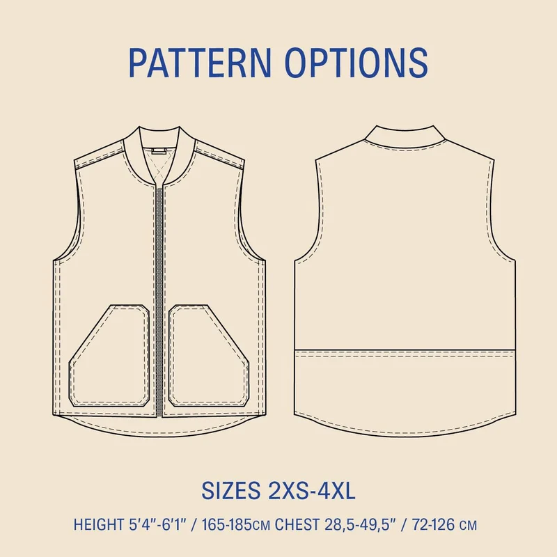 Patron de couture PDF | Veste Ozark | Wardrobe by Me