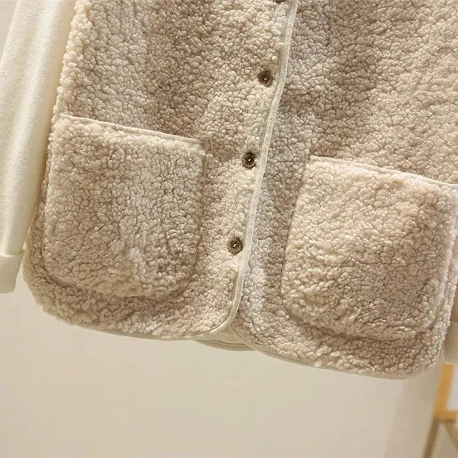 Kate Gilet Femme Sans Manches – Sherpa Effet Laine de Mouton Chaud, Léger & Décontracté