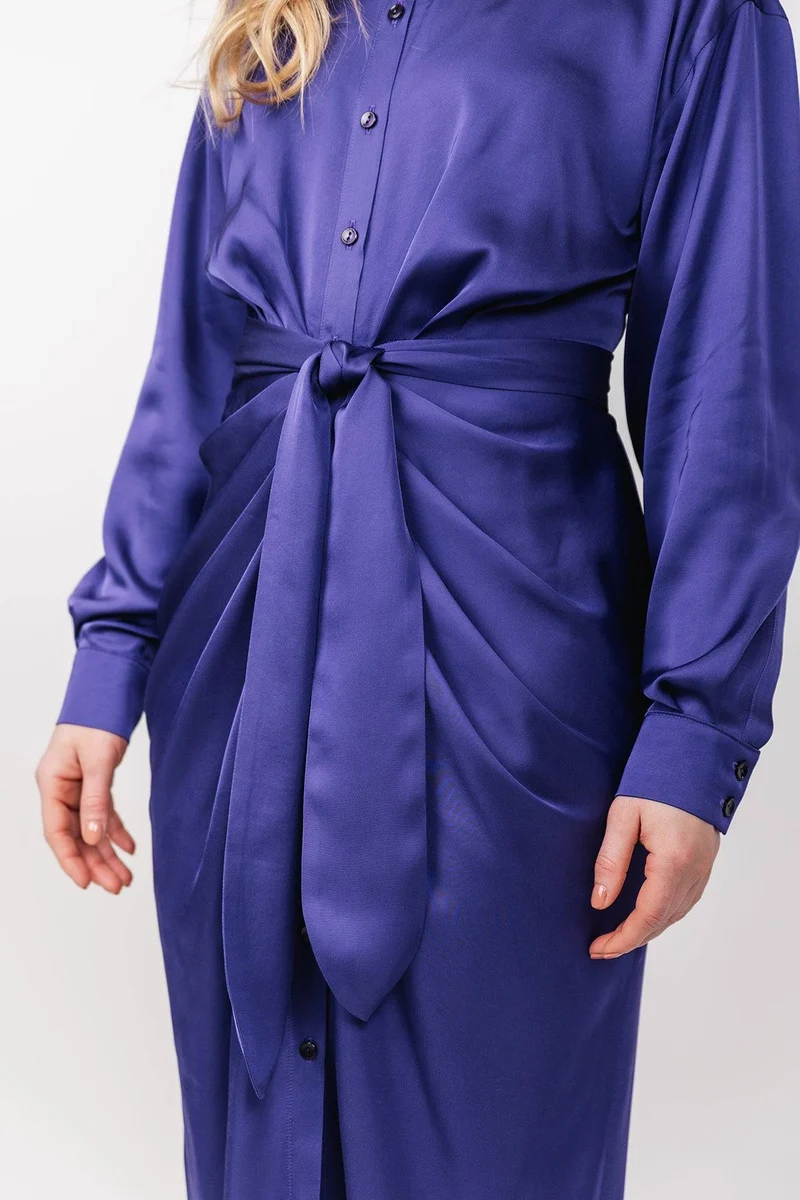 Patron de couture PDF | Robe chemise froncée Ilta | Named Clothing
