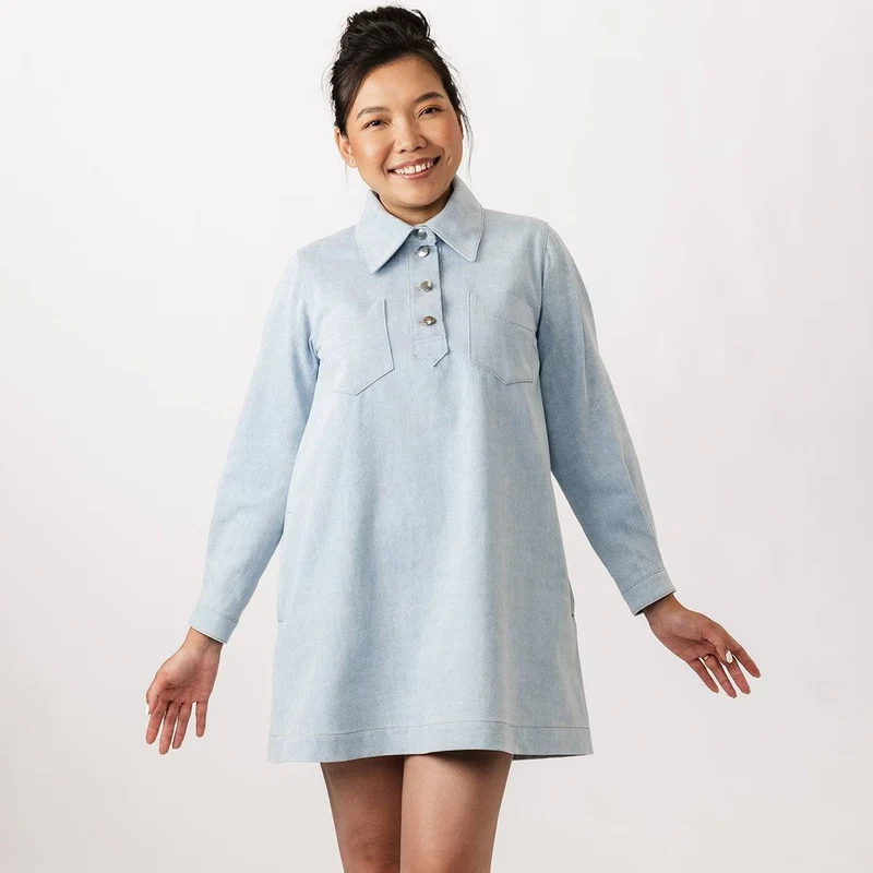 Patron de couture PDF | Robe en jean Loviisa | Named Clothing