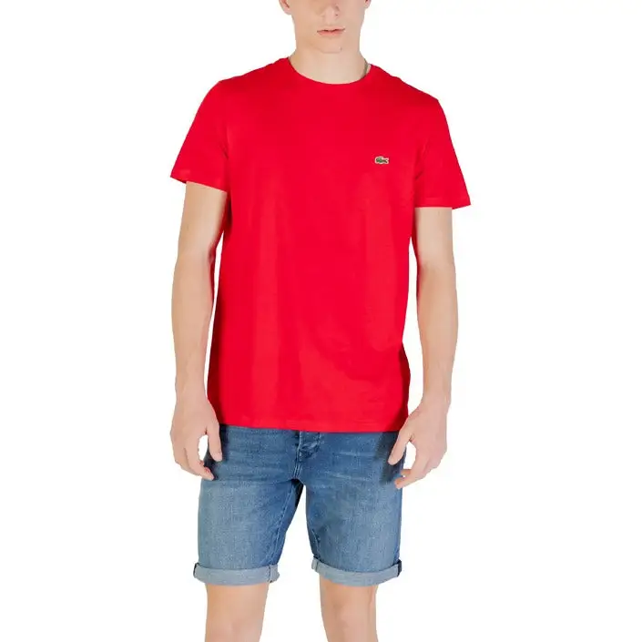 Lacoste Men Short Round Neck T Shirt noir