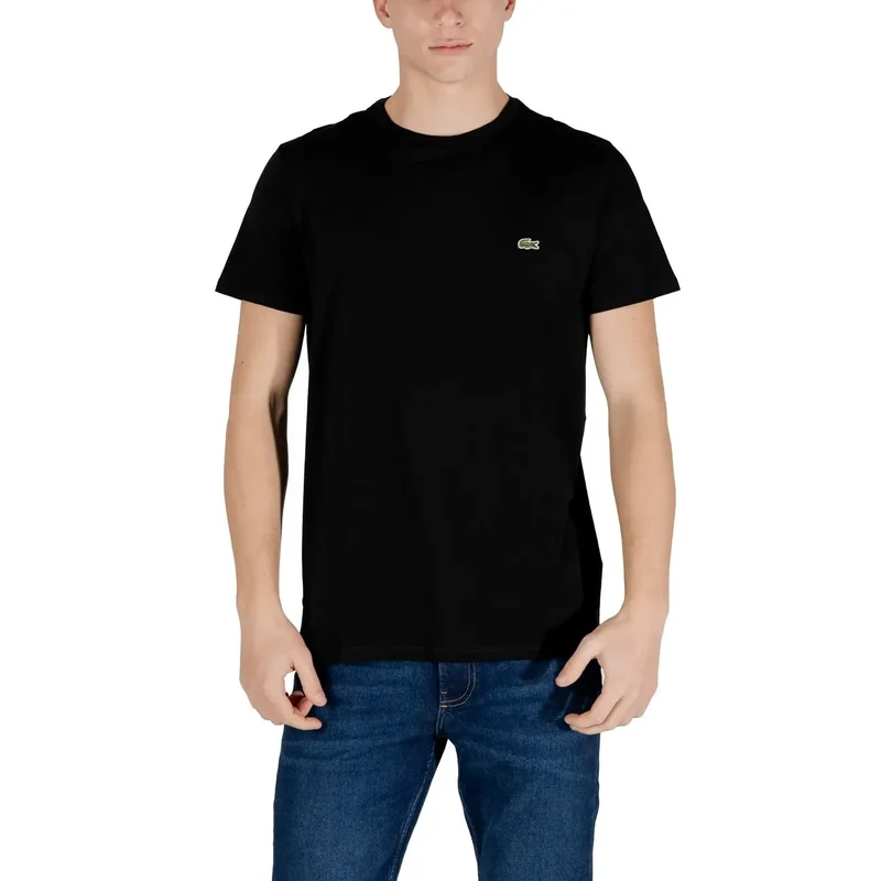 Lacoste Men Short Round Neck T Shirt noir