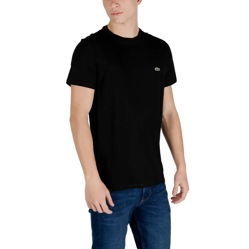 Lacoste Men Short Round Neck T Shirt noir