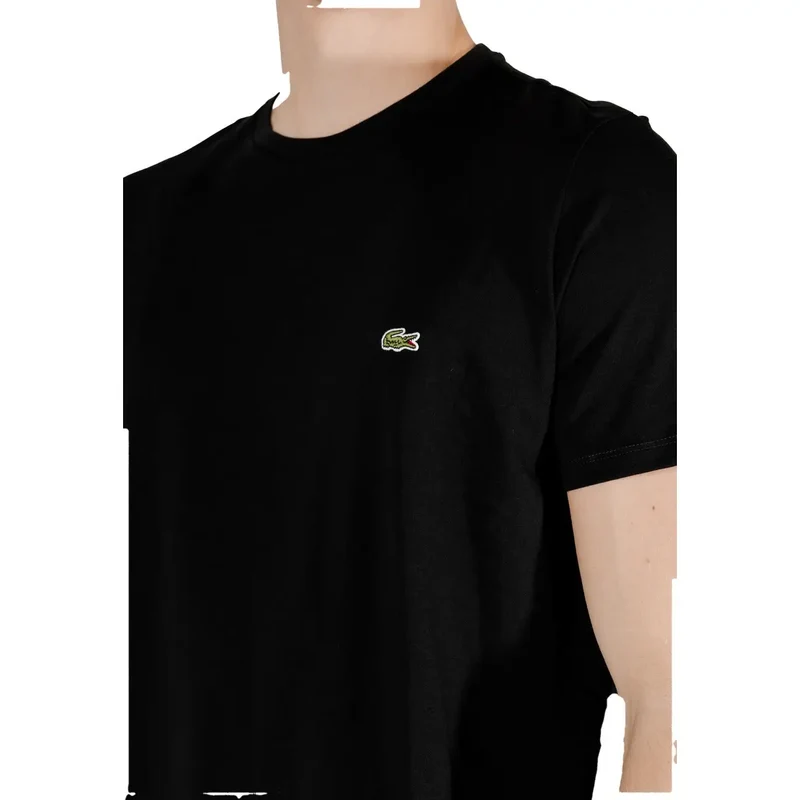 Lacoste Men Short Round Neck T Shirt noir
