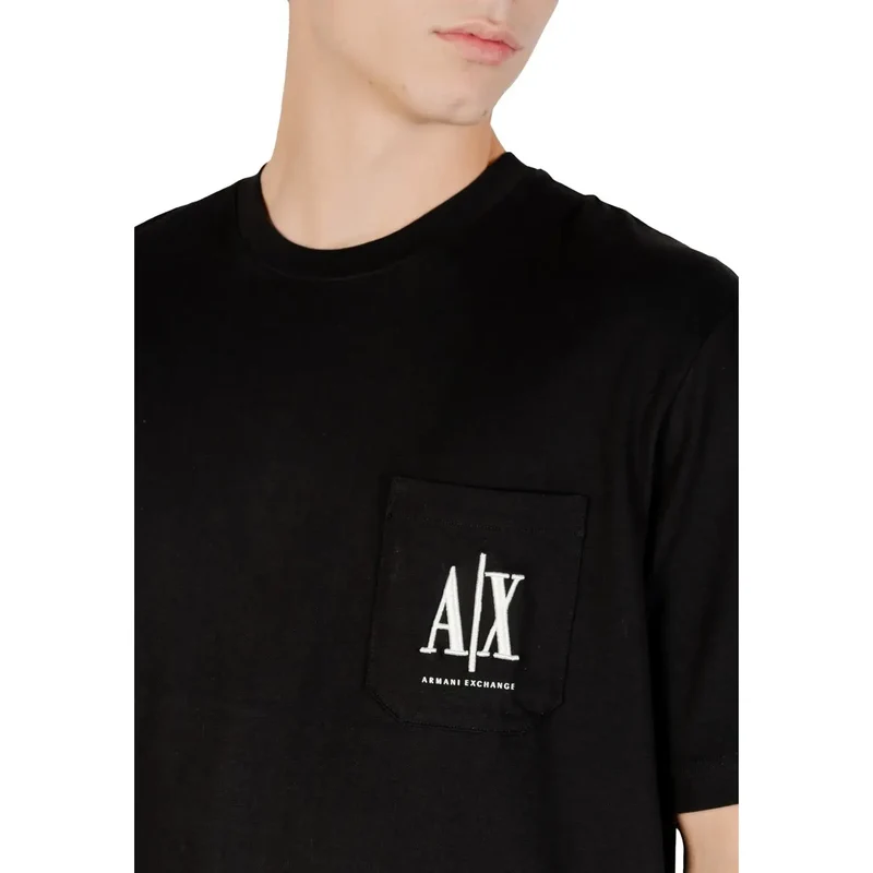Armani Exchange Coton noir pour homme T-Shirt