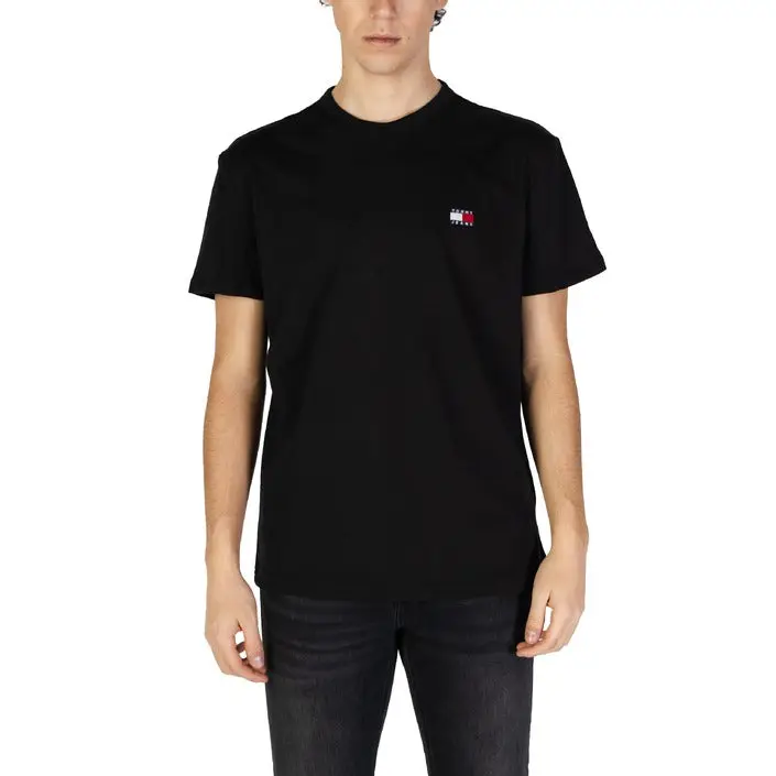 Tommy Hilfiger Hommes - Chemise en coton biologique blanc à col rond