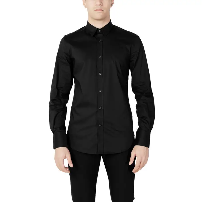 Antony Morato Noir Chemise Homme Slim Fit