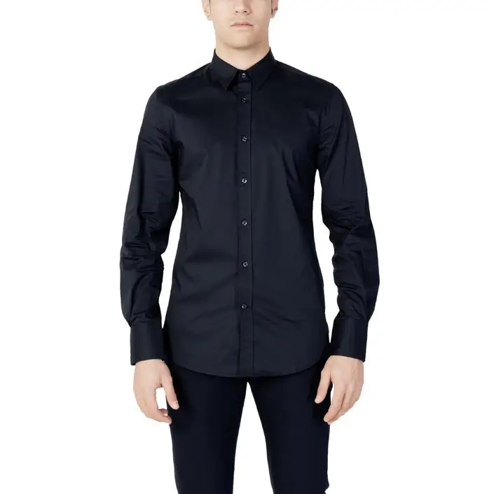 Antony Morato Noir Chemise Homme Slim Fit