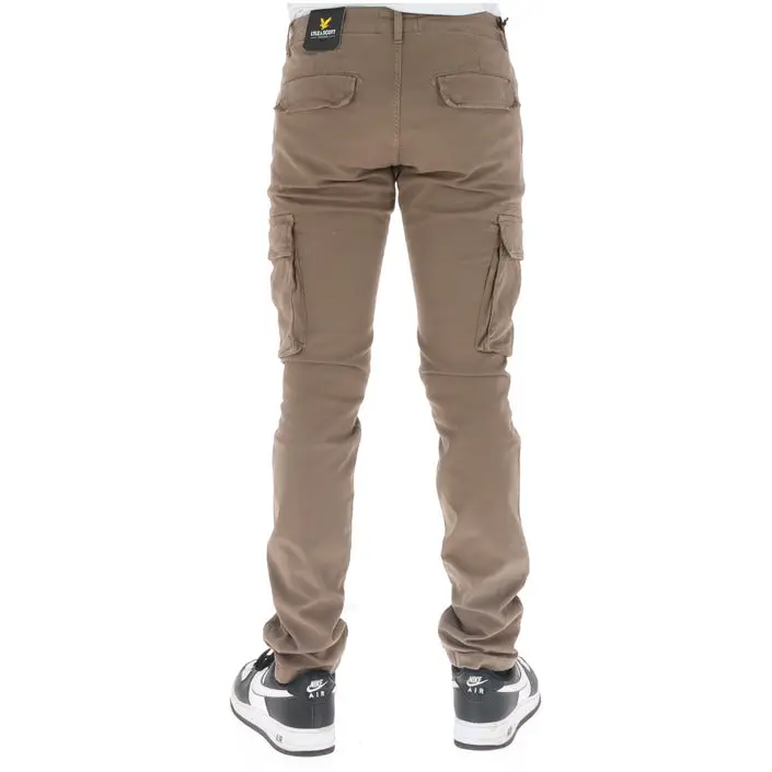 Pantalon imprimé marron pour hommes Lyle & Scott