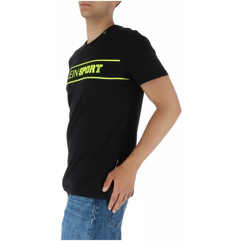 Plein Sport Men's Black Printed T-Shirt