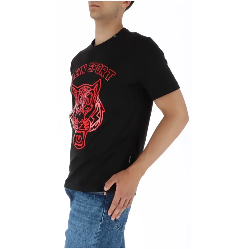 Plein Sport - T-shirt noir à col rond pour hommes