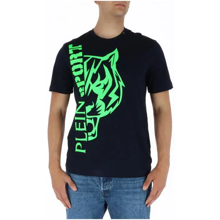 Plein Sport Men's Blue Print T-Shirt Spring/Summer Collection