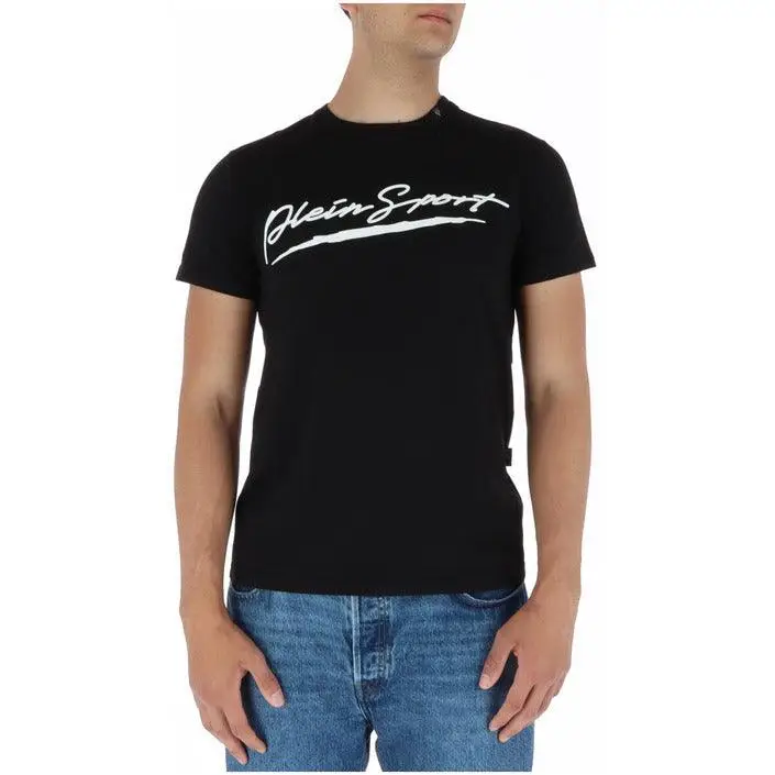 Plein Sport Hommes T-Shirt col rond imprimé vert