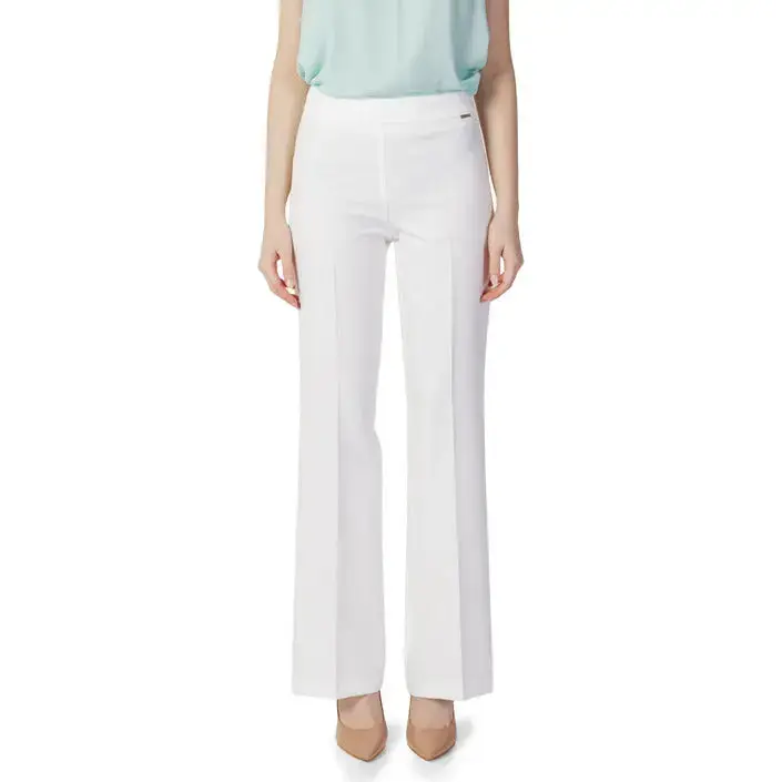 Pantalon blanc pour femmes de Hanny Deep pour le printemps/été