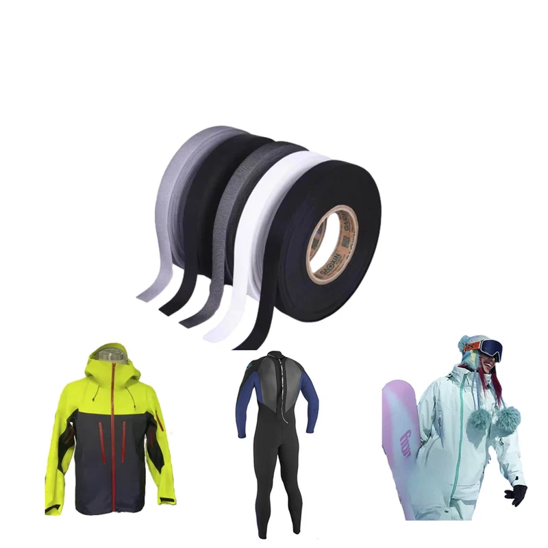 Ruban d'étanchéité thermocollant en tricot 3 couches pour vêtements techniques haut de gamme