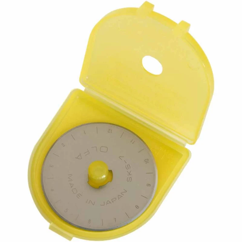 Lames rotatives en acier tungstène OLFA RB45-1 45 mm | 2 Mcx