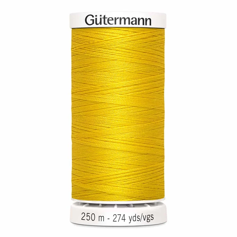 Gütermann | Fil Tout Coudre | 250 m | #850 | Jaune Doré