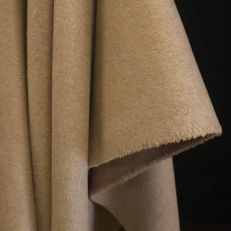 Tissu à manteau en mélange de laine Memphis
