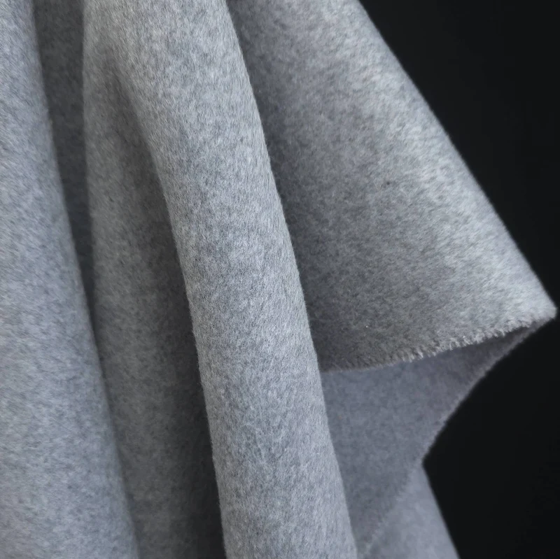 Tissu à manteau en mélange de laine Memphis