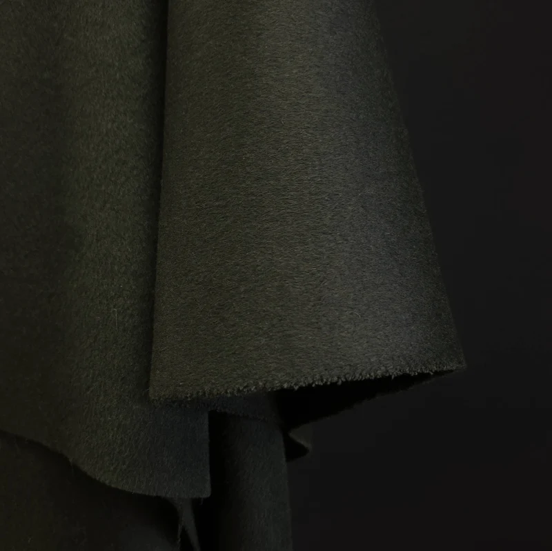 Tissu à manteau en mélange de laine Memphis